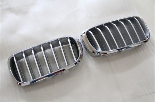 Fit bmw x5 e71 2009-2014 new style chrome front grille mesh grill vent