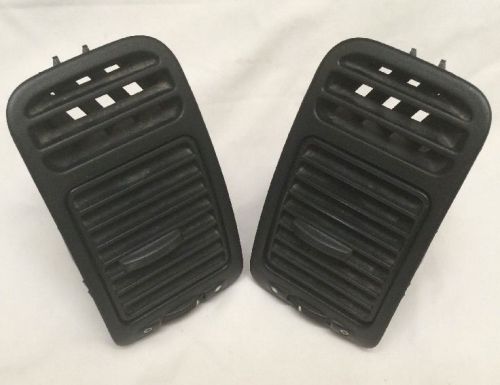 01 02 03 04 05 honda civic coupe dash a/c air vent oem black pair