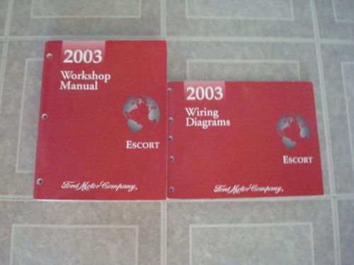 2003 ford escort factory dealership workshop shop service repair manual book oem