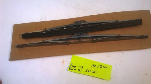 Mercedes 190sl 300 wiper blade set