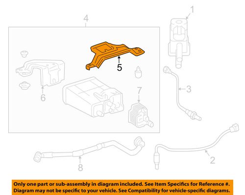 Toyota oem 2015 camry 2.5l-l4 emission-upper bracket 7775106110