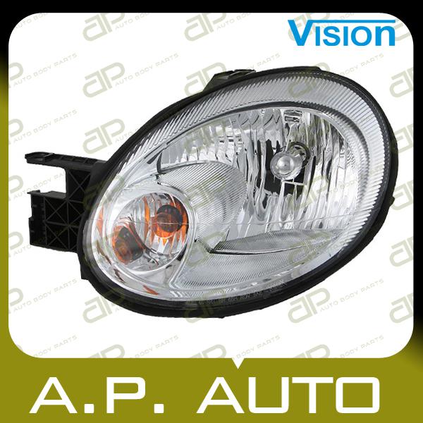 Head light lamp assembly 03-05 dodge neon left l/h se srt4 sxt w/o level system