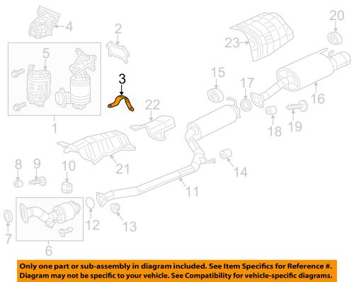 Honda oem exhaust-manifold bracket 11941rx0a00