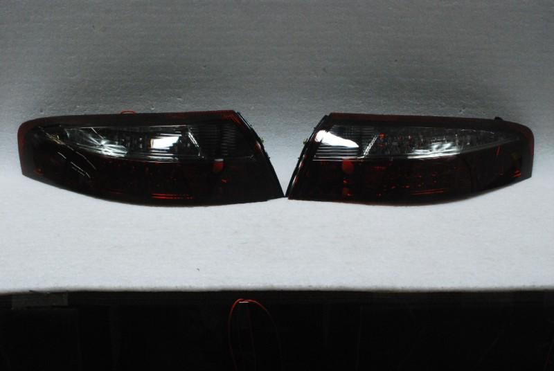 99-04 porsche 911 966 carrera 4 red smoked full led tail lights