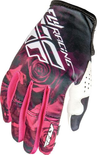 Fly racing 369-61010 kinetic ladies gloves pink/black 2x