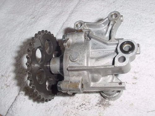 83 honda cb550 cb 550 sc nighthawk oem oil pump drive driven gear shaft assy