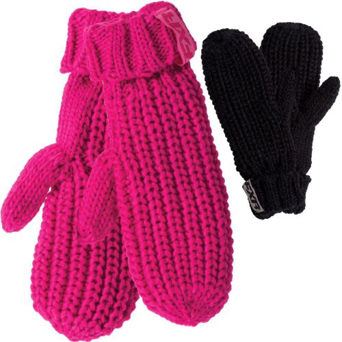 Fxr racing cozy womens snowmobile skiing sports knit mittens