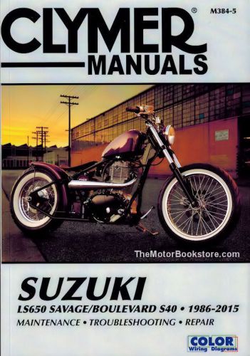 Suzuki savage ls650, boulevard s40 repair manual 1986-2015