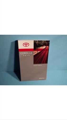 15 2015 toyota corolla owners manual