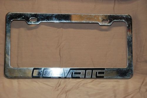 Licence plate holder &#034;corvette&#034;