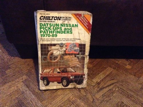 Chilton&#039;s datsun nissan pick-ups &amp; pathfinders 1970-89 2 &amp; 4wd tune-up guide