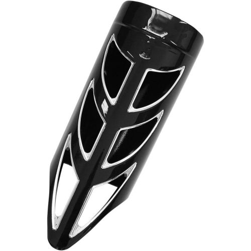 Carl brouhard black elite fork slider covers for 2014-2015 harley touring