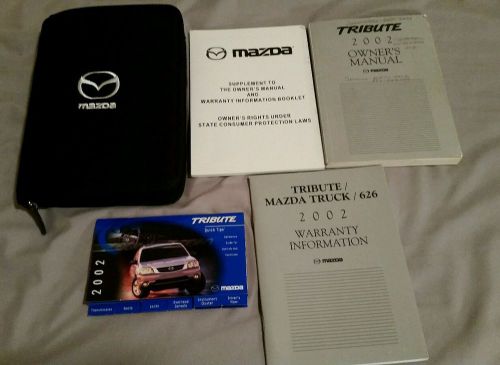 2002 mazda tribute manual with case