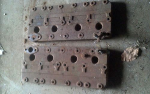 Vintage 1948 cadillac lasalle flathead v8  cylinder head set