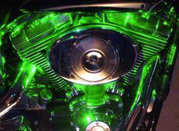 Green motorcycle 20 5mm led accent light kit