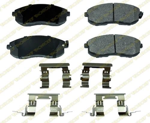 Monroe fx653 brake pad or shoe, front-monroe prosolution semi-metallic brake pad