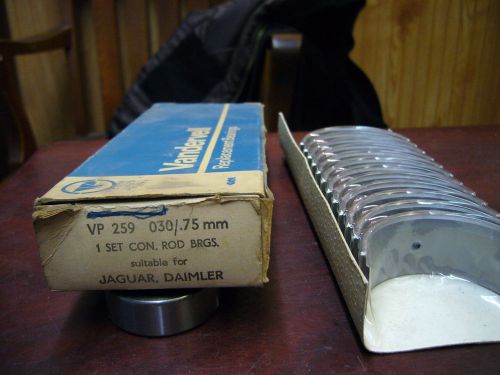 Jaguar e type xke 3.8l xk150 xj6 &amp; 420 nos vandervell rod bearings vp259 .030