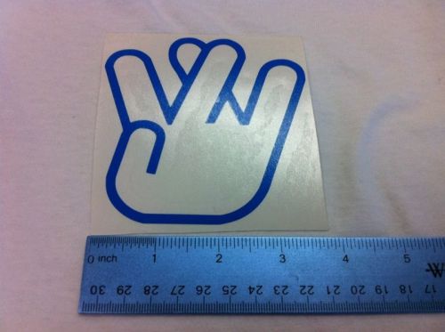 W westside vinyl sticker decal blue - pick color!! cali ca bear flag car window