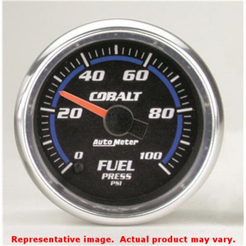 Auto meter 6163 cobalt series bright anodized 2-1/16&#034; (52.4mm) range: 0-100 psi