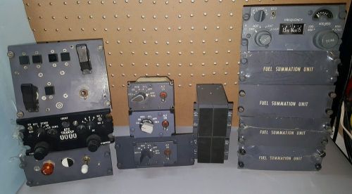 Huge aircraft parts lot of various avionics panels sperry collins boeing grimes