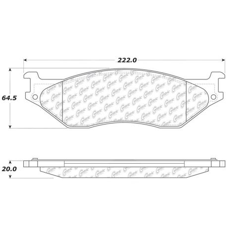 Stoptech 106.10660 disc brake pad