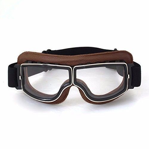 Bike motocross off-road atvs scooter motorcycle aviator goggles clear eye wear
