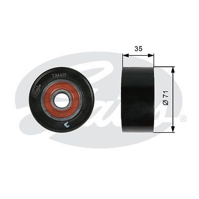 Gates drivealign idler pulley, 36417