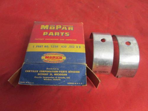 Main bearing pair fits some 34-58 models nos mopar 1238439