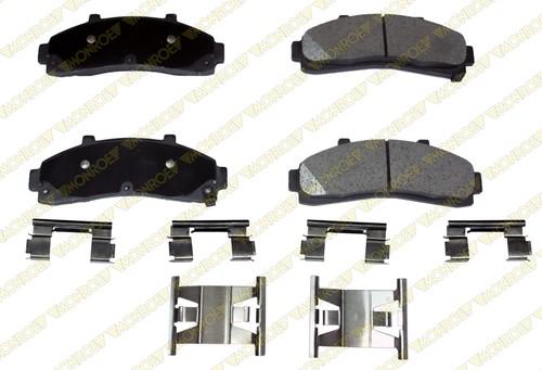 Monroe gx652 brake pad or shoe, front-monroe prosolution ceramic brake pad