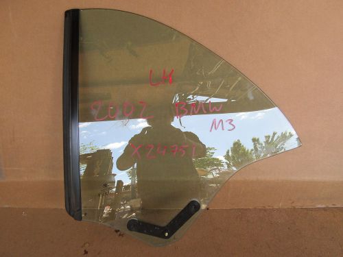 02 bmw m3 e46 convertible quarter window glass lh rear driver side