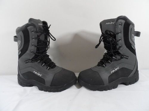 Hmk voyager sympatex snowmobile boot men&#039;s us size 8 black and grey eu size 41