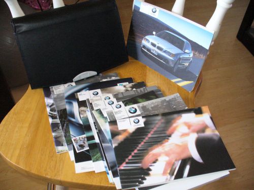 2005 05 bmw 3-series owners manual with case 17