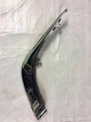 Bec26638 jaguar xjs bumper blade finisher chrome with headlamp washer new right