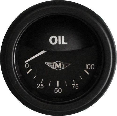 Classic instruments ma81src oil pressure 100 psi - moal bomber - stainless
