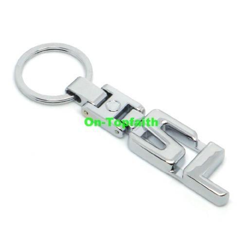 Pendant keychain key chain ring chrome for sl sl63 sl55 amg sl320 sl 600 550 500