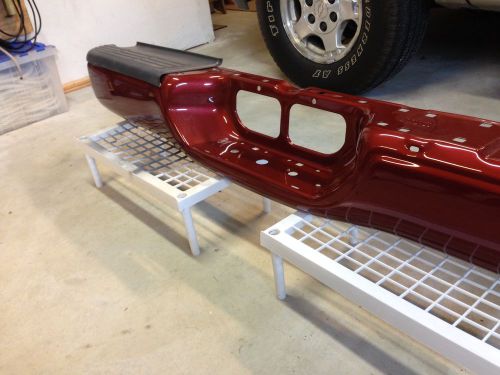 2005 toyota tundra standard bed rear step bumper maroon paint finish