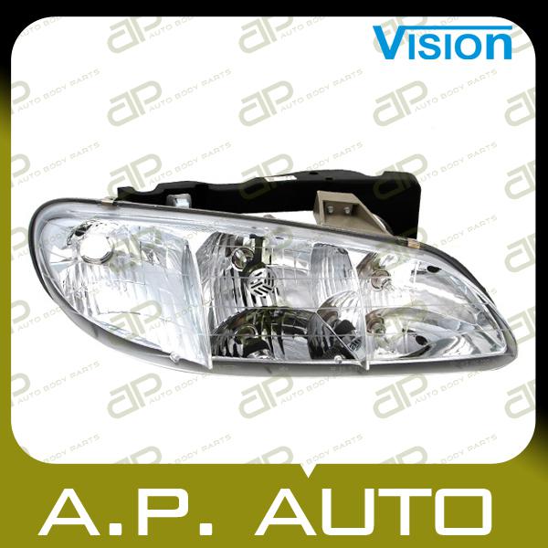 Head light lamp assembly 96-98 pontiac grand am right r/h gt se passenger side