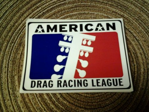 Vintage adrl drag racing offical conrestant decal stickers nhra nascar pro mod