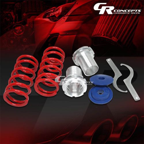 Lowering 0-3&#034;adjustable scale coilover+red springs for 83-87 corolla ae86 ae85