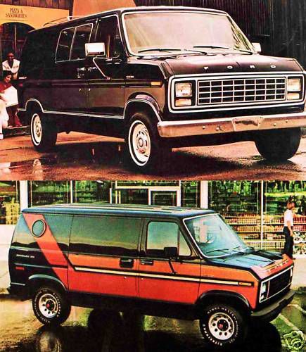 1980 ford econoline van brochure -e100-e150-e250-e350 econoline supervan