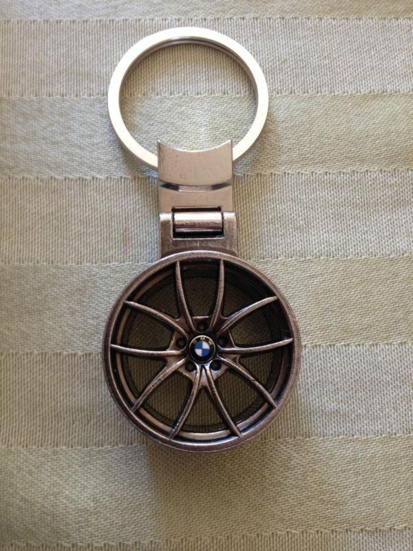 Bmw metal wheel keyring great gift or stocking stuffer for bmw enthusiast