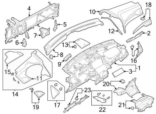 Ford oem speaker cover dp5z5404338bb image 13