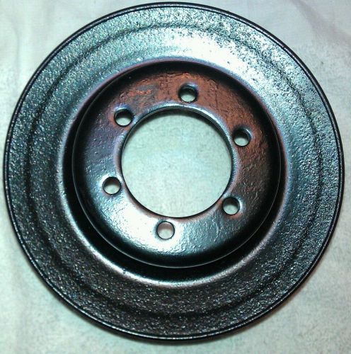 Dodge charger oem 6-hole 4-(v) belt crankshaft pulley