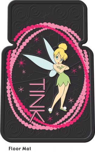 Disney floor mats tinker bell fiber optic pink