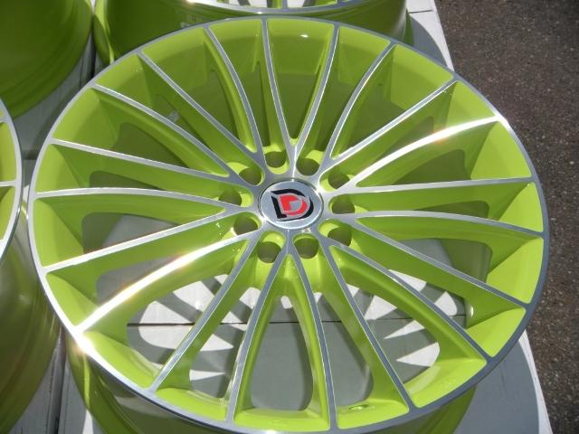 17 green wheel camry prius legend lancer neon civic integra tc 5x100 5x114.3 rim