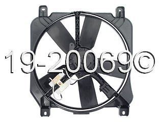 Brand new radiator or condenser cooling fan assembly fits buick pontiac olds