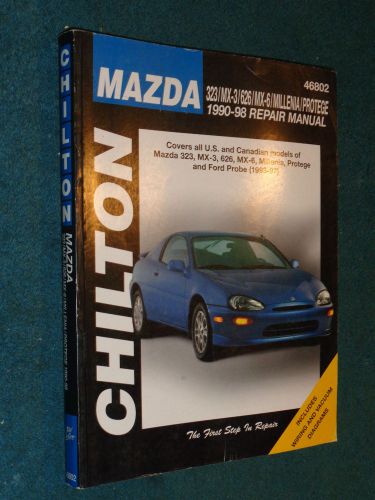 1990-1998 mazda  / 323 / mx-3 / 626 / mx-6 / millenia / protege shop manual 97+