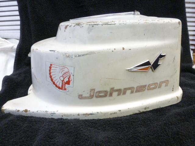 1961 johnson 5.5 hp cd-18s hood cover cowl seahorse outboard boat motor