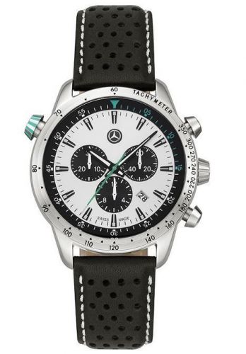 Genuine mercedes benz watch chronograph mens heritage motorsport selection