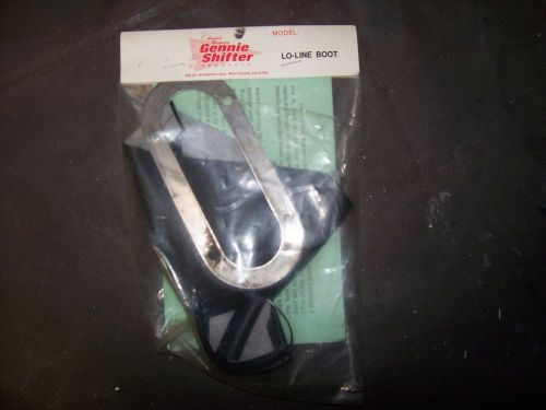 Lokar floor mount emergency hand brake boot &amp; stainless ring--new